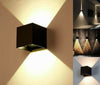 Applique Led Luce Calda Faretto Da Parete Per Esterno Interno 12 W 3000k Ip65 Es46nc Universo