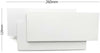 Applique Led Luce Naturale 4000k In Vetro Da Parete Lampada 12 Wat E41-bn Universo