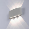 Applique Led Luce Naturale Faretto 16 W Lampada Da Parete 6 Cob Ip65 Es68gn Universo