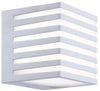 Applique Led Luce Naturale Lampada A Parete 10w Esterno Faretto Cubo Bianco