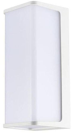 Applique Led Luce Naturale Lampada Da Muro 10 Watt Interno Esterno Ip65 Bianco