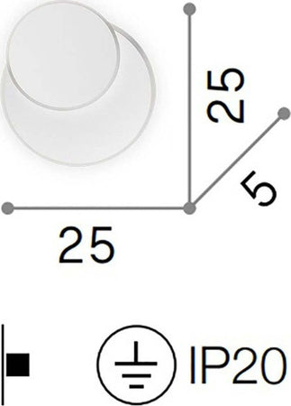 Applique-led-moderna-Ideal-Lux-POUCHE-259345-metallo-acrilico-lampada-parete