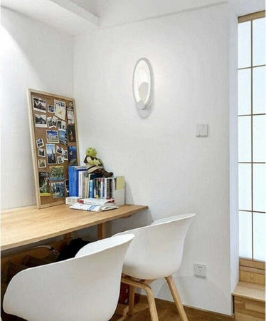 Applique Led Ovale 9 Watt Parete Lumetto Luce Bianca Fredda Calda Naturale E25 Illuminazione/Illuminazione per interni/Illuminazioni per pareti/Applique Trade Shop italia - Napoli, Commerciovirtuoso.it
