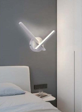 Applique-Led-Parete-6-W-2-Bracci-Incrociati-Moderno-Luce-3000k-4000k-6500k-E67-b