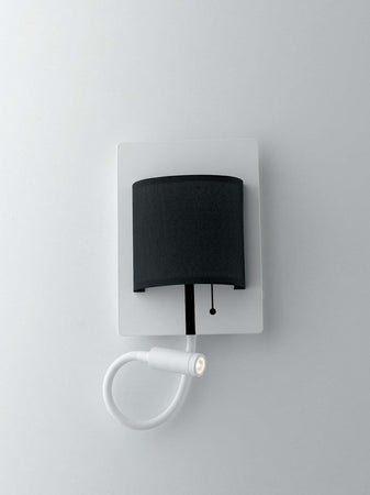 Applique Led Pop Bianco/Nero 6W 480Lm + 3W 100Lm 4000K 22X16X7,5Cm Illuminazione/Illuminazione per interni/Illuminazioni per pareti/Applique Led Mall Home - Napoli, Commerciovirtuoso.it