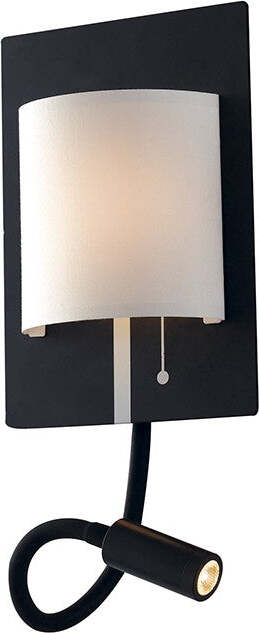 Applique Led Pop Nero/Bianco 6W 480Lm + 3W 100Lm 4000K 22X16X7,5Cm Illuminazione/Illuminazione per interni/Illuminazioni per pareti/Applique Led Mall Home - Napoli, Commerciovirtuoso.it