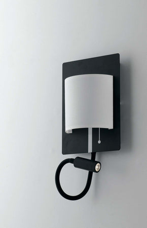 Applique Led Pop Nero/Bianco 6W 480Lm + 3W 100Lm 4000K 22X16X7,5Cm Illuminazione/Illuminazione per interni/Illuminazioni per pareti/Applique Led Mall Home - Napoli, Commerciovirtuoso.it