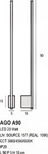 Applique-led-Promoingross-AGO-A90-LED-CCT-1090LM-lampada-parete-moderna