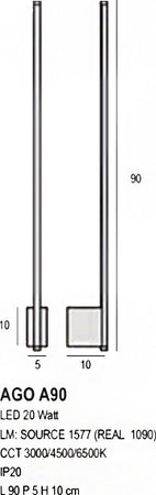 Applique-led-Promoingross-AGO-A90-LED-CCT-1090LM-lampada-parete-moderna