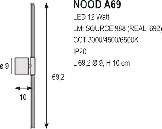 Applique-led-Promoingross-NOOD-A69-LED-CCT-692LM-lampada-parete-soffitto-moderna-orientabile