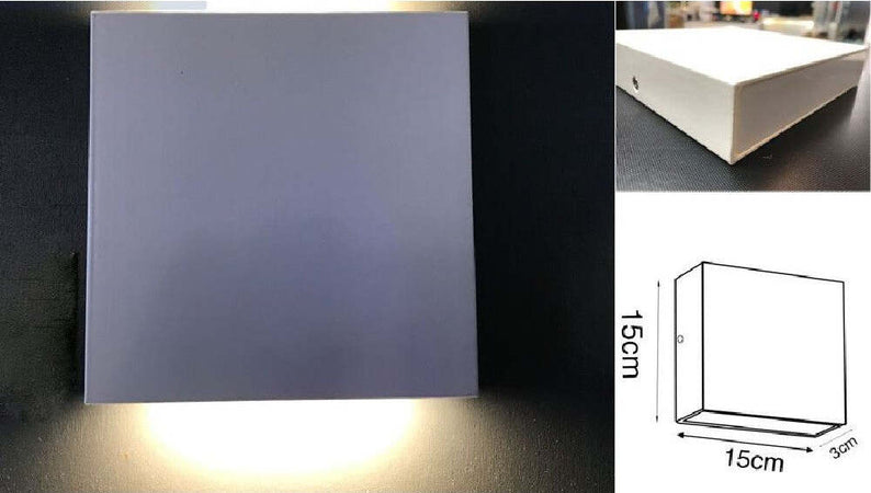 Applique Led Quadrata 12w Slim Biemissione Luminosa Luce 4000k 3000k 6500k Xc9044 Articoli da Giardino > Illuminazione da esterno > Applique da esterno Trade Shop italia - Napoli, Commerciovirtuoso.it