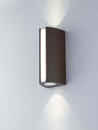 Applique Led Ray Corten 14W 890Lm 4000K Ip54 Ugr 20X8,5X7,8Cm Illuminazione/Illuminazione per interni/Illuminazioni per pareti/Applique Led Mall Home - Napoli, Commerciovirtuoso.it