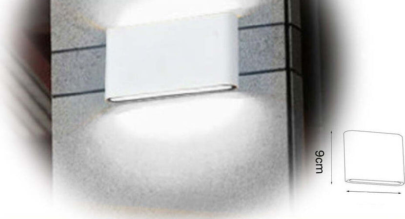 Applique Led Rettangolare Slim 16watt Bianco Luce Bianca Naturale Fredda Xc-9048 Illuminazione/Illuminazione per interni/Illuminazioni per pareti/Applique Trade Shop italia - Napoli, Commerciovirtuoso.it