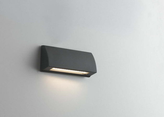 Applique Led Shelby Antracite 4W 120Lm 4000K Ip54 13X5,5X3Cm Illuminazione/Illuminazione per interni/Illuminazioni per pareti/Applique Led Mall Home - Napoli, Commerciovirtuoso.it