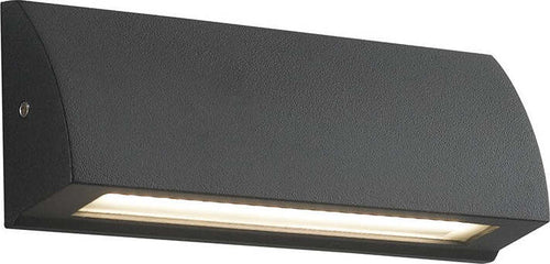 Applique Led Shelby Antracite 6W 240Lm 4000K Ip54 17X6X3,2Cm Illuminazione/Illuminazione per interni/Illuminazioni per pareti/Applique Led Mall Home - Napoli, Commerciovirtuoso.it