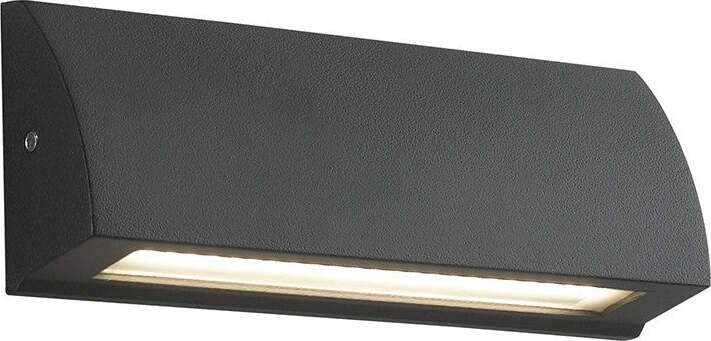 Applique Led Shelby Antracite 6W 240Lm 4000K Ip54 17X6X3,2Cm Illuminazione/Illuminazione per interni/Illuminazioni per pareti/Applique Led Mall Home - Napoli, Commerciovirtuoso.it