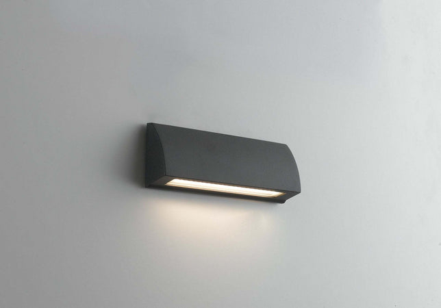 Applique Led Shelby Antracite 6W 240Lm 4000K Ip54 17X6X3,2Cm Illuminazione/Illuminazione per interni/Illuminazioni per pareti/Applique Led Mall Home - Napoli, Commerciovirtuoso.it