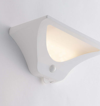 Applique Led Skyp Bianco 3W 130Lm 4000K Ip54 Con Sensore E Pannello Solare 22,4X11,2X10,8Cm Illuminazione/Illuminazione per esterni/Lampade da parete Led Mall Home - Napoli, Commerciovirtuoso.it