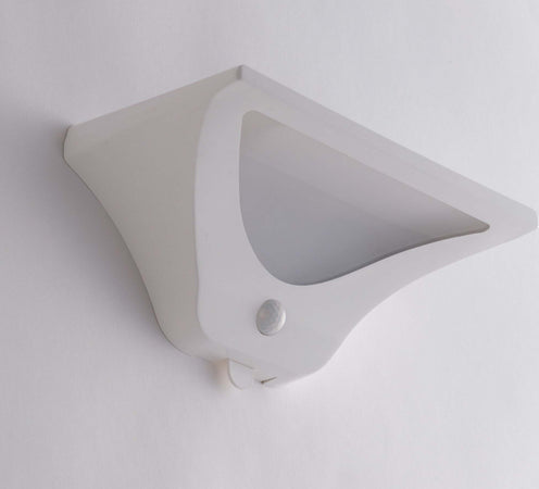 Applique Led Skyp Bianco 3W 130Lm 4000K Ip54 Con Sensore E Pannello Solare 22,4X11,2X10,8Cm Illuminazione/Illuminazione per esterni/Lampade da parete Led Mall Home - Napoli, Commerciovirtuoso.it