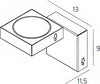 Applique-led-Top-Light-UP-1183A-GX53-lampada-parete-moderna-monoemissione