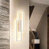 Applique Led Tre Tonalità Luce Bianca Calda Naturale Lampada Rettangolare Bianco