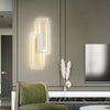 Applique Led Tre Tonalità Luce Bianca Calda Naturale Lampada Rettangolare Bianco