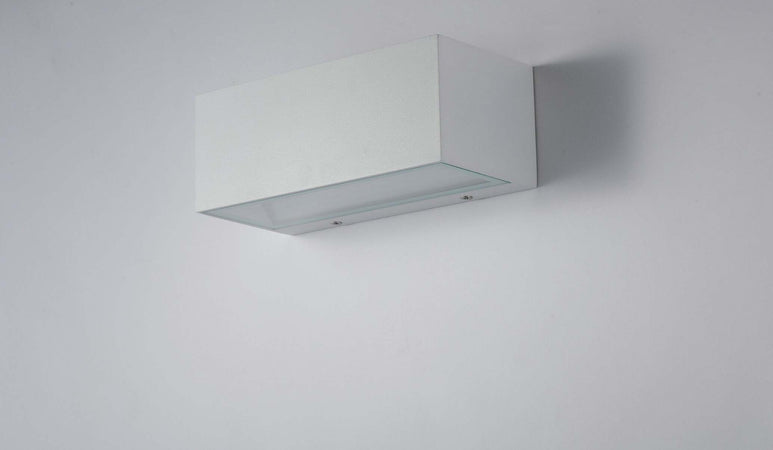 Applique Led Twin Bianco 12W 900Lm 4000K Ip54 Ugr 14X8,9X6,5Cm Illuminazione/Illuminazione per interni/Illuminazioni per pareti/Applique Led Mall Home - Napoli, Commerciovirtuoso.it