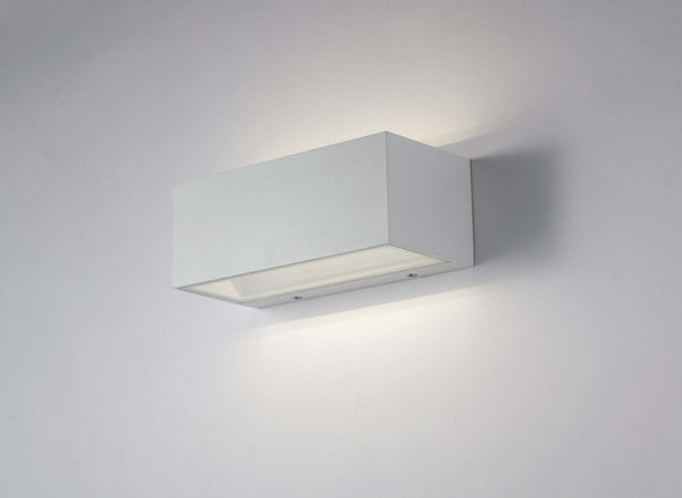 Applique Led Twin Bianco 12W 900Lm 4000K Ip54 Ugr 14X8,9X6,5Cm Illuminazione/Illuminazione per interni/Illuminazioni per pareti/Applique Led Mall Home - Napoli, Commerciovirtuoso.it