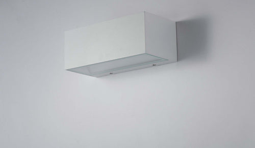 Applique Led Twin Bianco 20W 1250Lm 4000K Ip54 Ugr 22X10,3X8,5Cm Illuminazione/Illuminazione per interni/Illuminazioni per pareti/Applique Led Mall Home - Napoli, Commerciovirtuoso.it