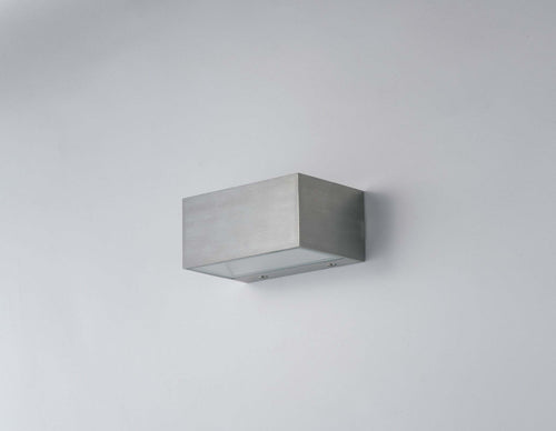 Applique Led Twin Nikel 12W 900Lm 4000K Ip54 Ugr 14X8,9X6,5Cm Illuminazione/Illuminazione per interni/Illuminazioni per pareti/Applique Led Mall Home - Napoli, Commerciovirtuoso.it