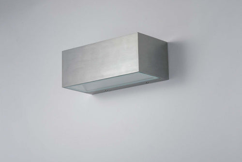 Applique Led Twin Nikel 20W 1250Lm 4000K Ip54 Ugr 22X10,3X8,5Cm Illuminazione/Illuminazione per interni/Illuminazioni per pareti/Applique Led Mall Home - Napoli, Commerciovirtuoso.it