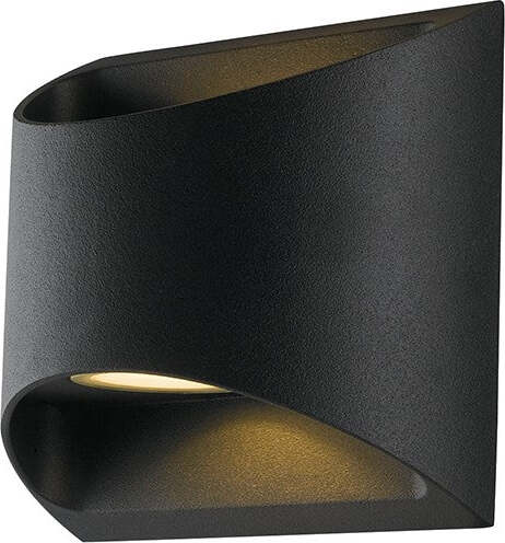 Applique Led Veyron Nero 7W 522Lm 4000K Ip54 12,3X13X6,9Cm Illuminazione/Illuminazione per interni/Illuminazioni per pareti/Applique Led Mall Home - Napoli, Commerciovirtuoso.it