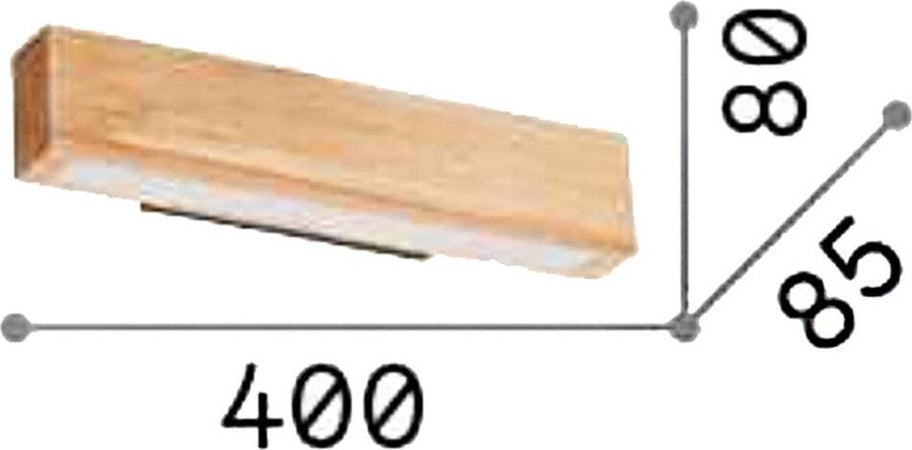 Applique-legno-led-Ideal-Lux-CRAFT-284477-lampada-parete-classica-rustica