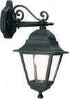 Applique-Media-In-Basso-Esterno-Old-Alluminio-E-Vetro-Bianco-E-Arg.-1-Luce-E27