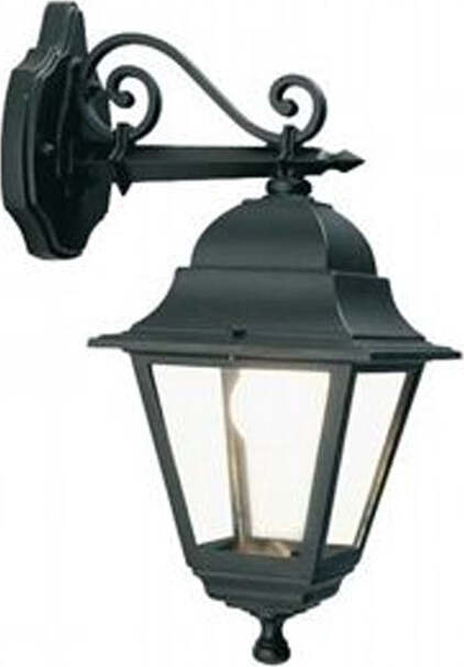 Applique-Media-In-Basso-Esterno-Old-Alluminio-E-Vetro-Bianco-E-Arg.-1-Luce-E27