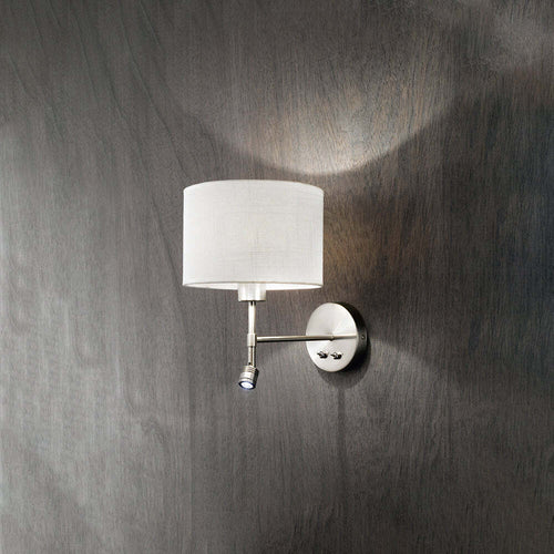 Applique-Metallo-Moderna-Round-Hotel-Cromo-Spazzolato-1-Luce-E27