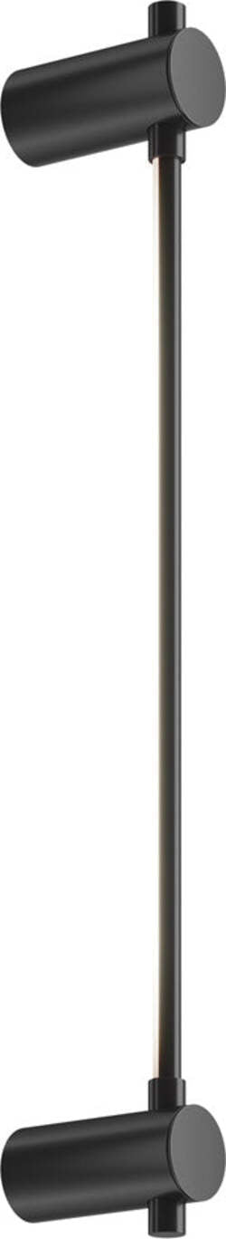 Applique-Minimal-Led-Rotta-Metallo-Nero-6W