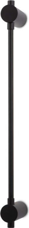 Applique-Minimal-Led-Rotta-Metallo-Nero-6W