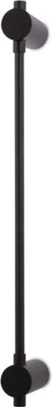 Applique-Minimal-Led-Rotta-Metallo-Nero-6W