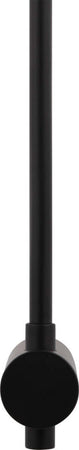 Applique-Minimal-Led-Rotta-Metallo-Nero-6W