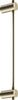 Applique-Minimal-Led-Rotta-Metallo-Oro-6W
