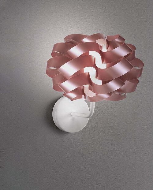 Applique-Moderna-1-Luce-Cloud-In-Polilux-Rosa-Metallico-Made-In-Italy