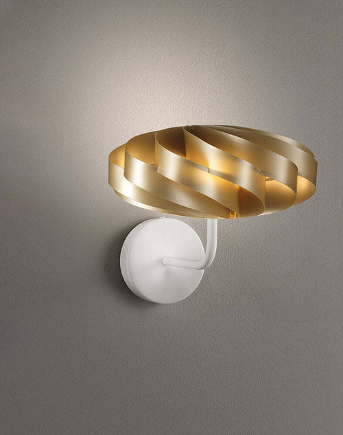 Applique-Moderna-1-Luce-Flat-In-Polilux-Oro-D30-Made-In-Italy