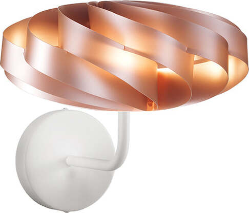 Applique-Moderna-1-Luce-Flat-In-Polilux-Rame-D30-Made-In-Italy