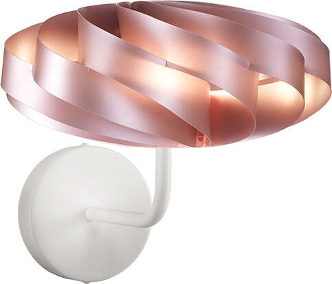Applique-Moderna-1-Luce-Flat-In-Polilux-Rosa-Metallico-D30-Made-In-Italy