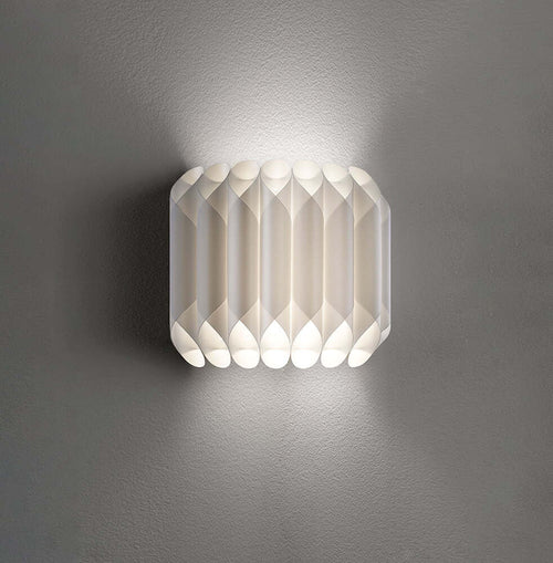 Applique-Moderna-1-Luce-Louise-In-Polilux-Bianco-Made-In-Italy