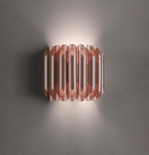 Applique-Moderna-1-Luce-Louise-In-Polilux-Rame-Made-In-Italy