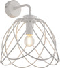Applique-Moderna-1-Luce-Pagoda-In-Ferro-Laccato-Bianco