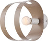 Applique-Moderna-1-Luce-Peter-In-Ferro-Bianco-Tortora-Taglio-Laser