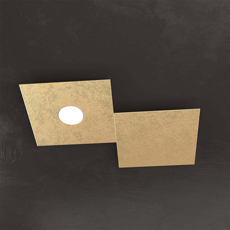 Applique-Moderna-2-Moduli-Eccentric-Metallo-Foglia-Oro-1-Luce-Gx53